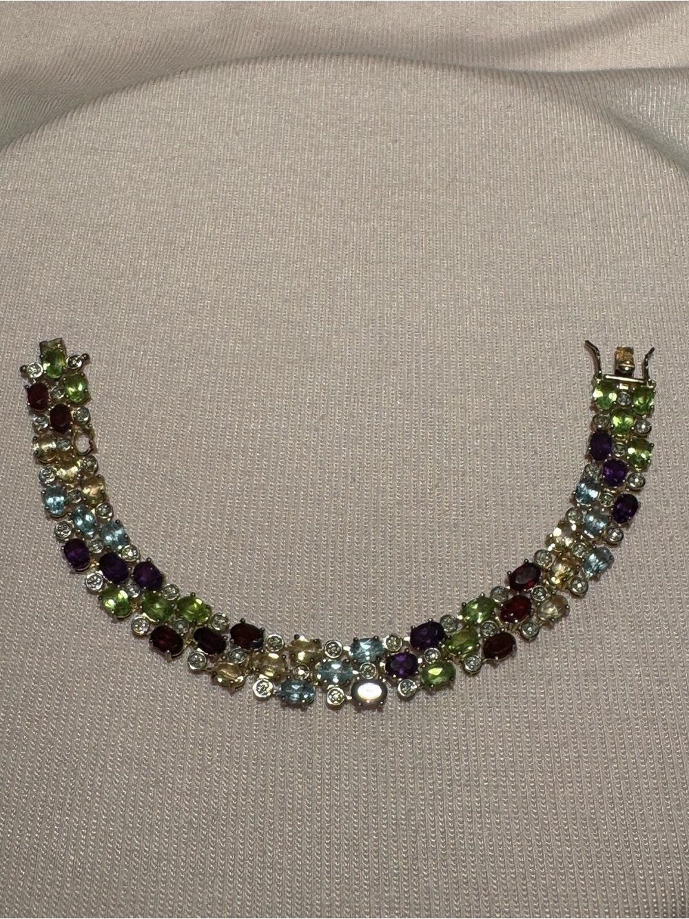 VTG  gemstone tennis bracelet